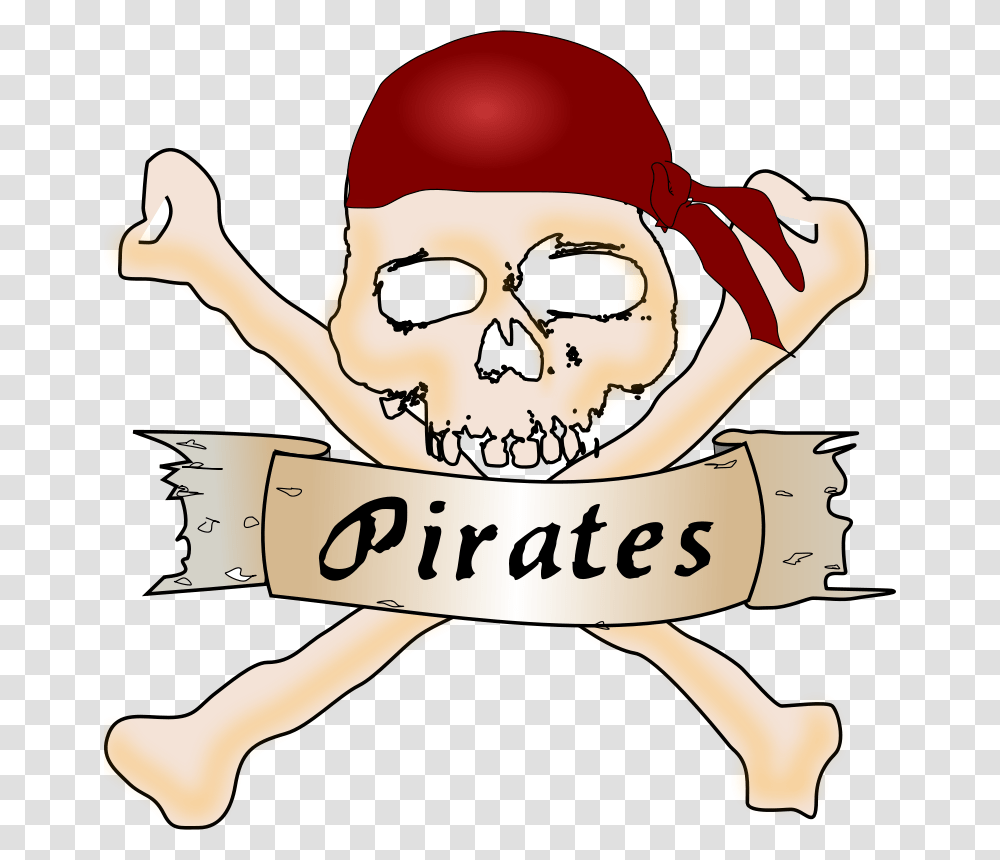 Free Clipart Pirate Skull Chrisdesign, Person, Human Transparent Png