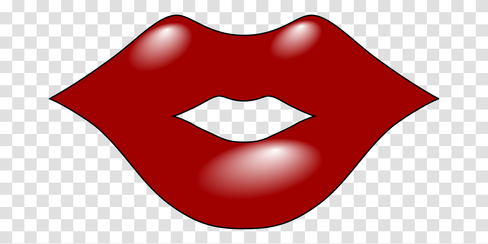 Free Clipart Red Lips Anonymous, Mustache, Pac Man, Heart Transparent Png