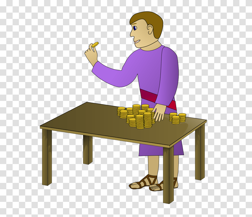 Free Clipart Rich Young Man Counting Anonymous, Tabletop, Furniture, Person, Ping Pong Transparent Png