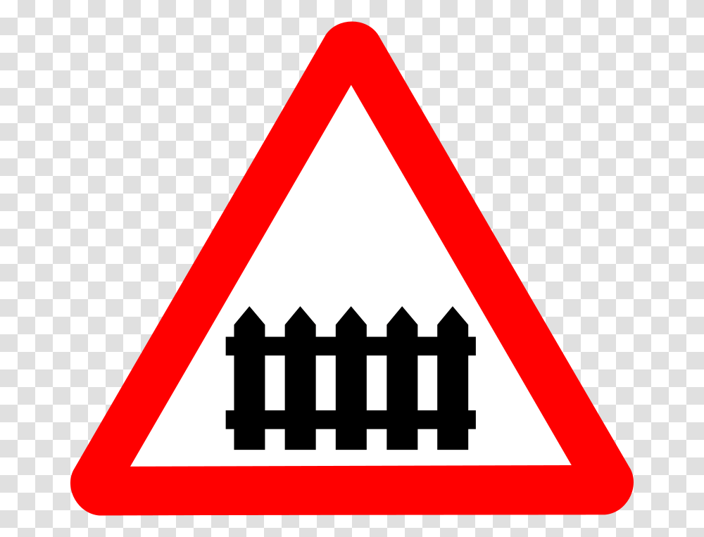 Free Clipart Roadsign Rail Fence Anonymous, Road Sign, Triangle, Stopsign Transparent Png