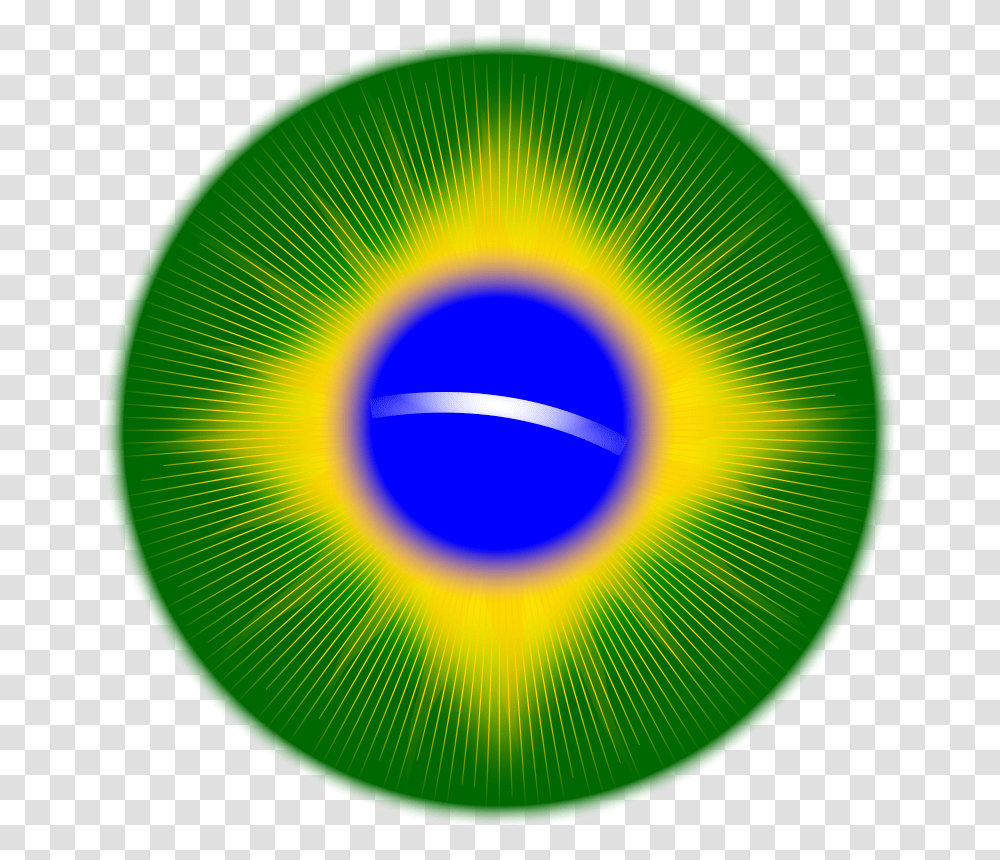 Free Clipart Rounded Brazil Flag Laobc, Sphere, Green, Astronomy, Outer Space Transparent Png