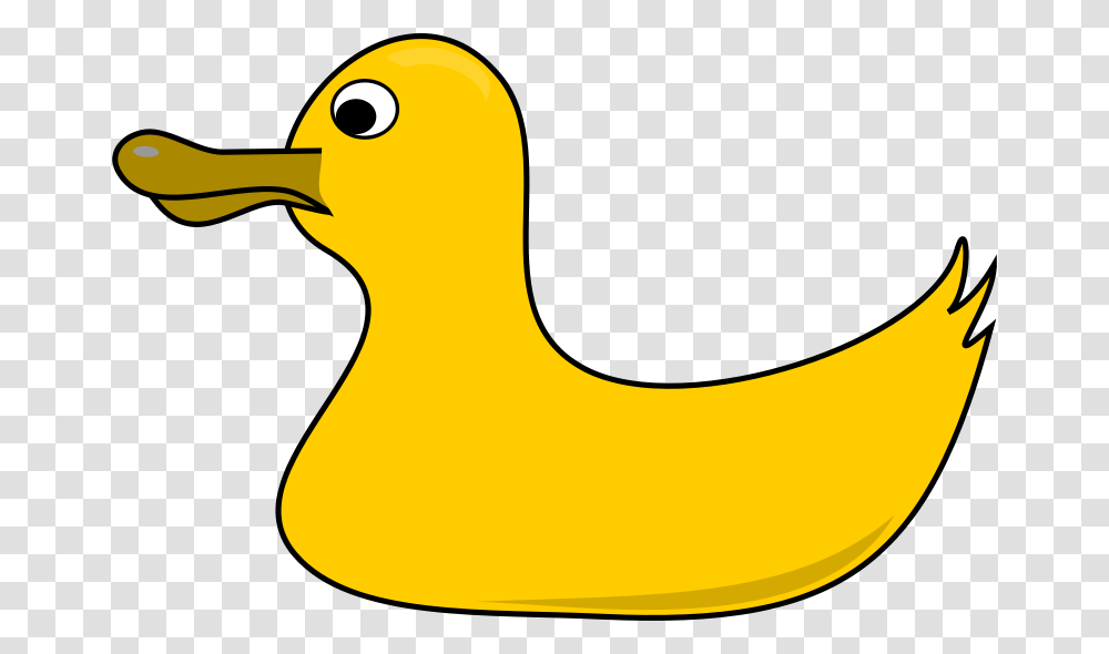 Free Clipart Rubber Duck Karderio, Banana, Fruit, Plant, Food Transparent Png