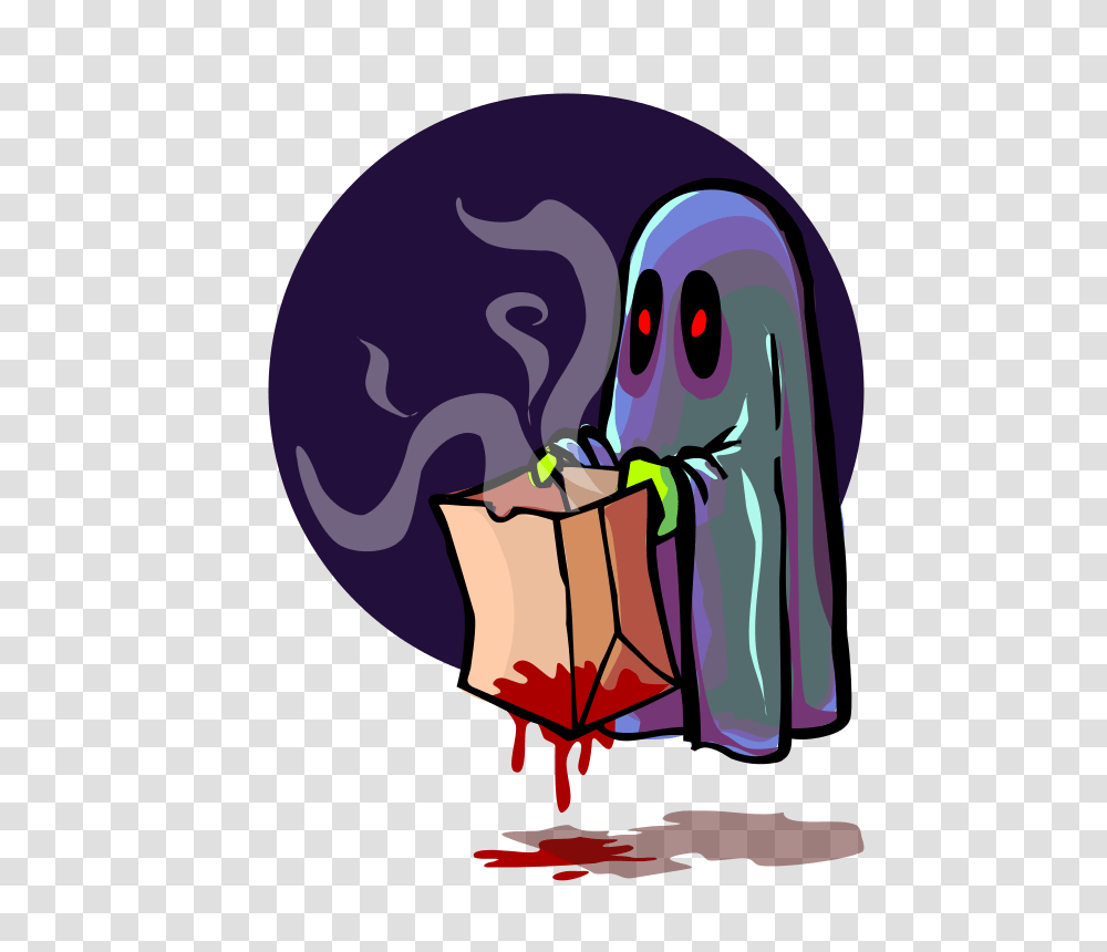 Free Clipart Scary Ghost Trick Or Treating Liftarn, Lighting, Painting, Performer Transparent Png