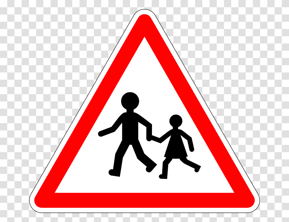 Free Clipart School Exit Warning Tab Justin Ternet, Person, Human, Road Sign Transparent Png