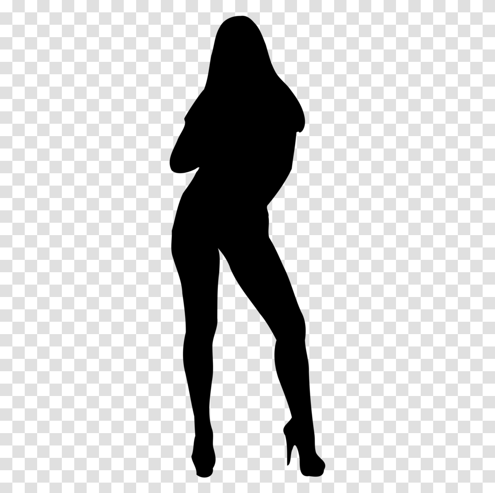 Free Clipart Silhouette Hot Woman Silhouette, Gray, World Of Warcraft Transparent Png