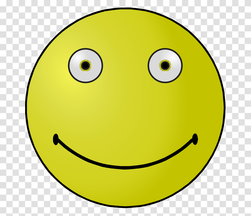 Free Clipart Smiley, Tennis Ball, Sphere, Plant, Food Transparent Png