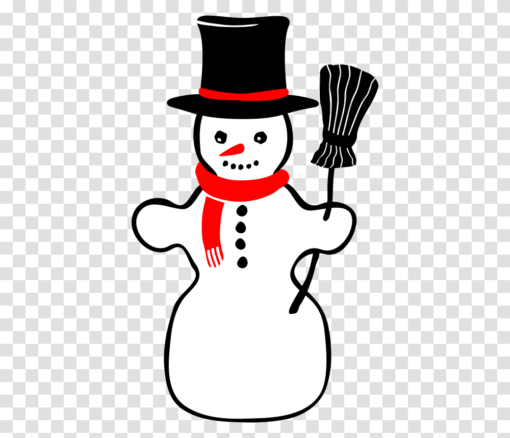 Free Clipart Snowman Artmaster, Winter, Outdoors, Nature, Chef Transparent Png