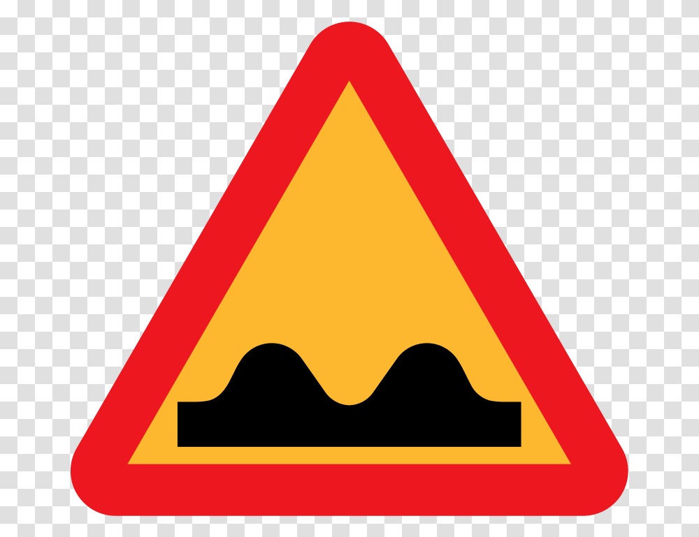 Free Clipart Speed Bump Sign Ryanlerch, Road Sign, Triangle Transparent Png