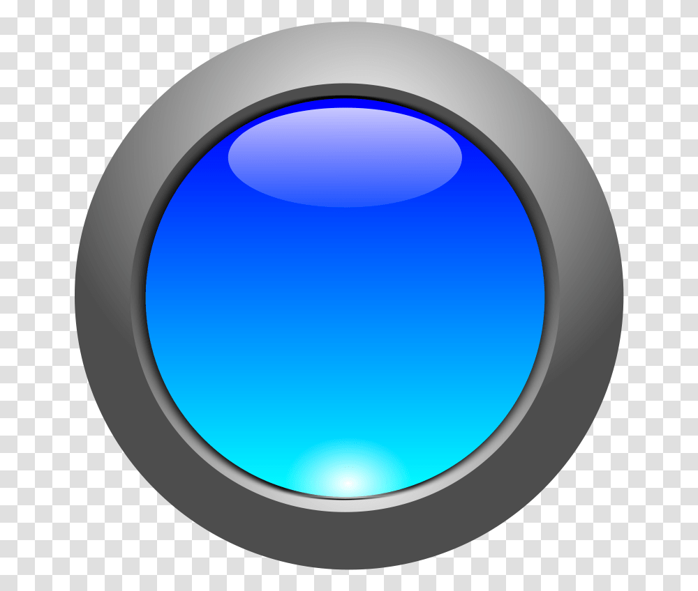 Free Clipart Sphere Wezel Blue Metallic Circle, Light, Disk, Traffic Light Transparent Png