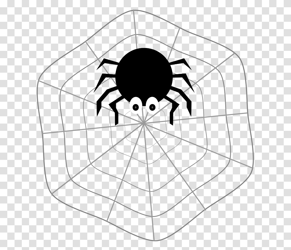 Free Clipart Spider On Web Matheod, Spider Web Transparent Png