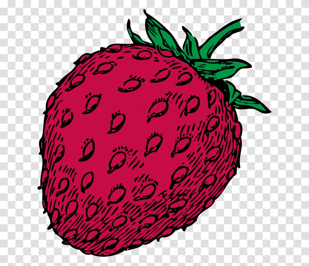 Free Clipart Strawberry Johnny Automatic, Fruit, Plant, Food, Raspberry Transparent Png
