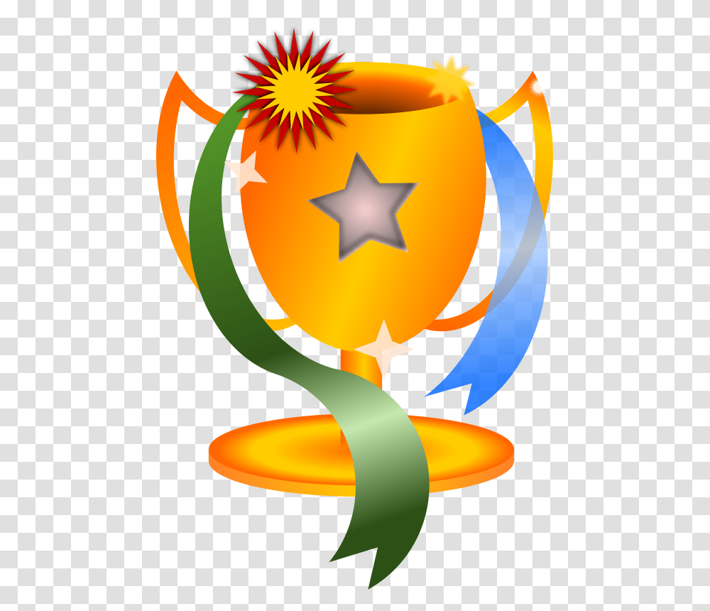 Free Clipart, Star Symbol, Trophy Transparent Png