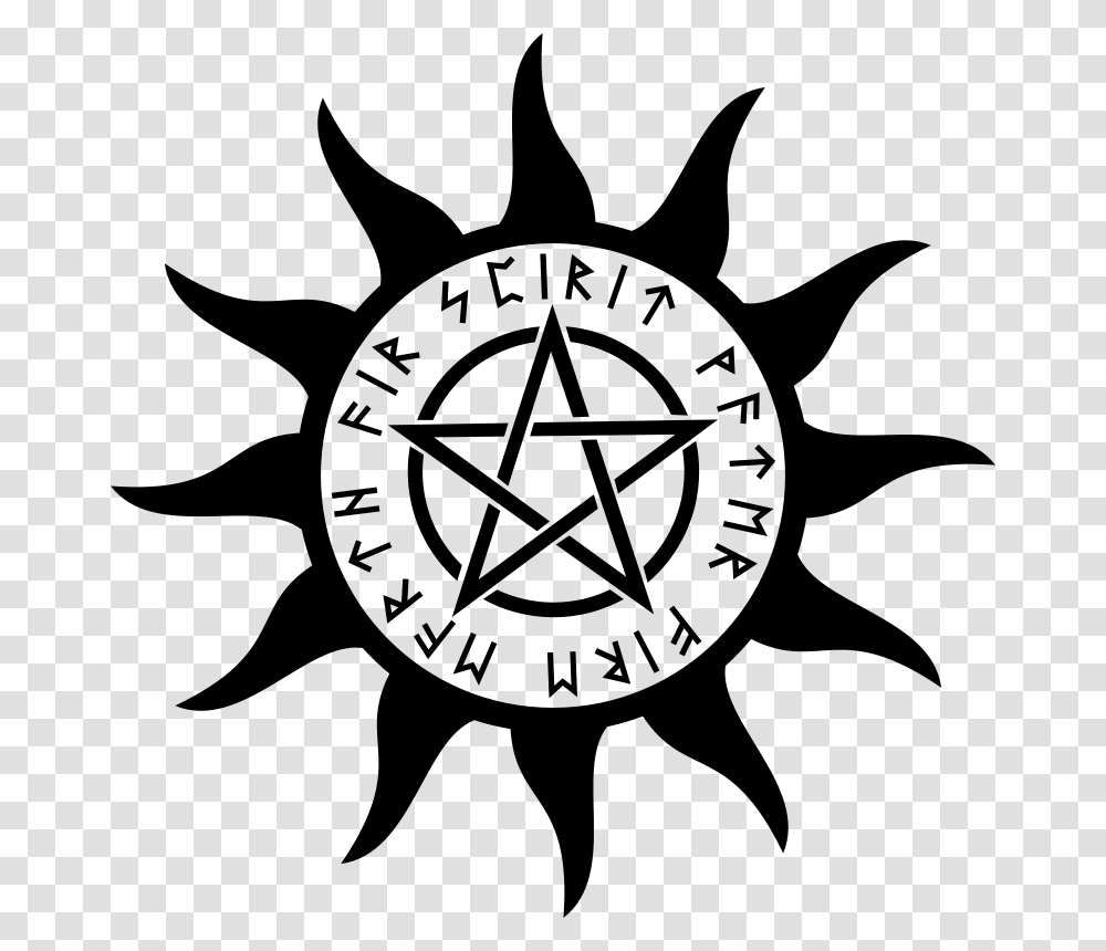 Free Clipart Symbol With Pentagram Kuba, Gray, World Of Warcraft Transparent Png