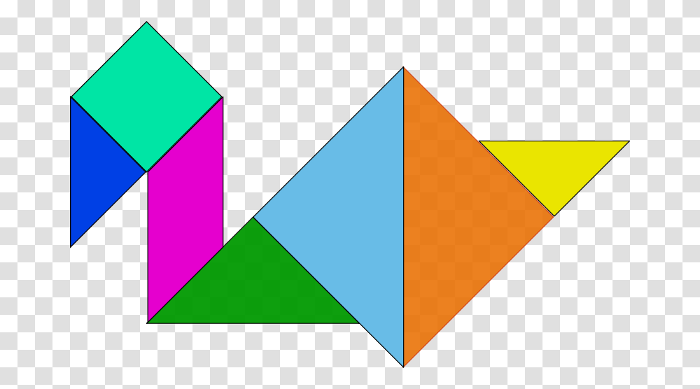 Free Clipart Tangram Yves Guillou, Triangle Transparent Png