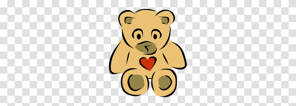 Free Clipart Teddy Bear Outline, Toy, Plush Transparent Png