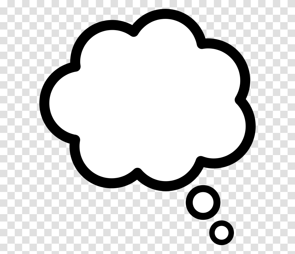 Free Clipart Thought Cloud Anonymous, Stencil, Silhouette, White Transparent Png