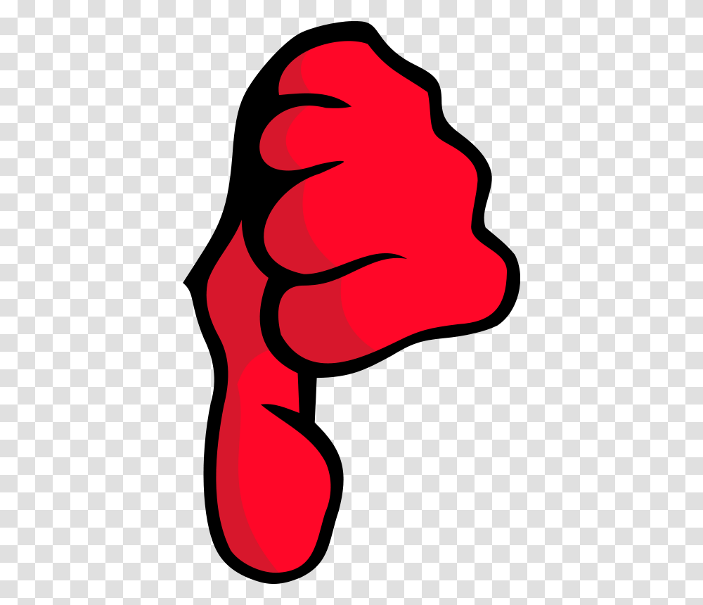 Free Clipart Thumbs Down Qubodup, Hand, Fist Transparent Png