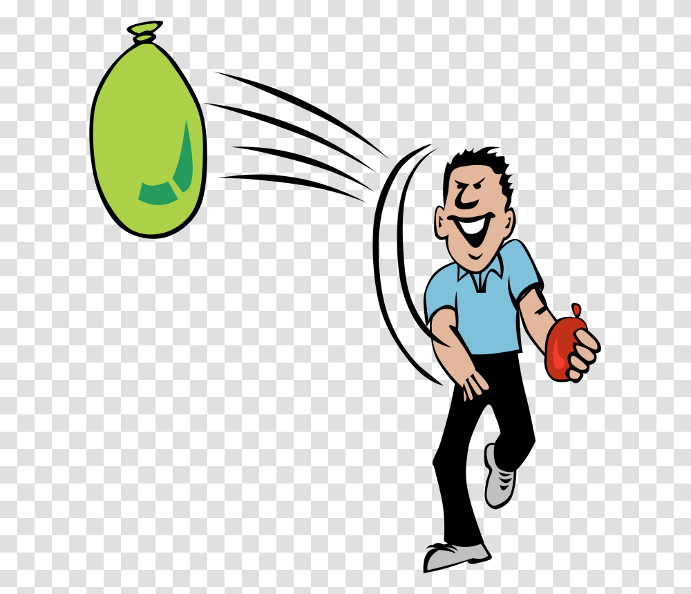 Free Clipart Water Fight Gerald G, Person, Sport, People, Ping Pong Transparent Png