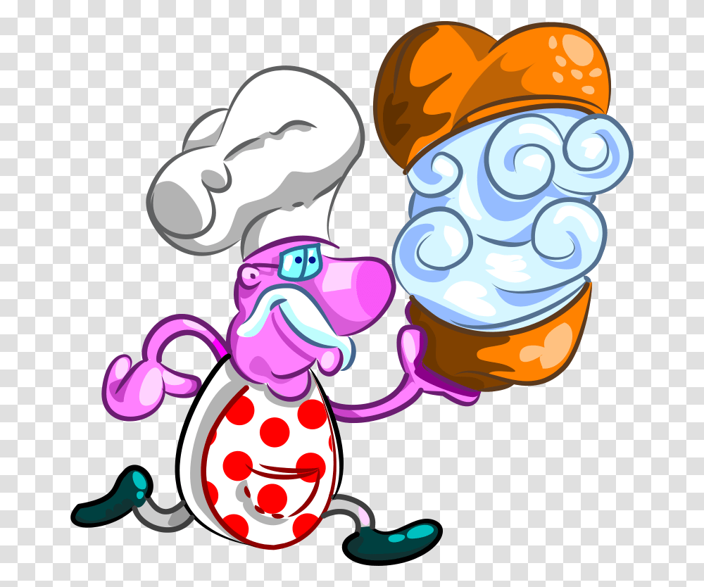 Free Clipart Wladek Le Chef Przylga, Cream, Dessert, Food, Creme Transparent Png