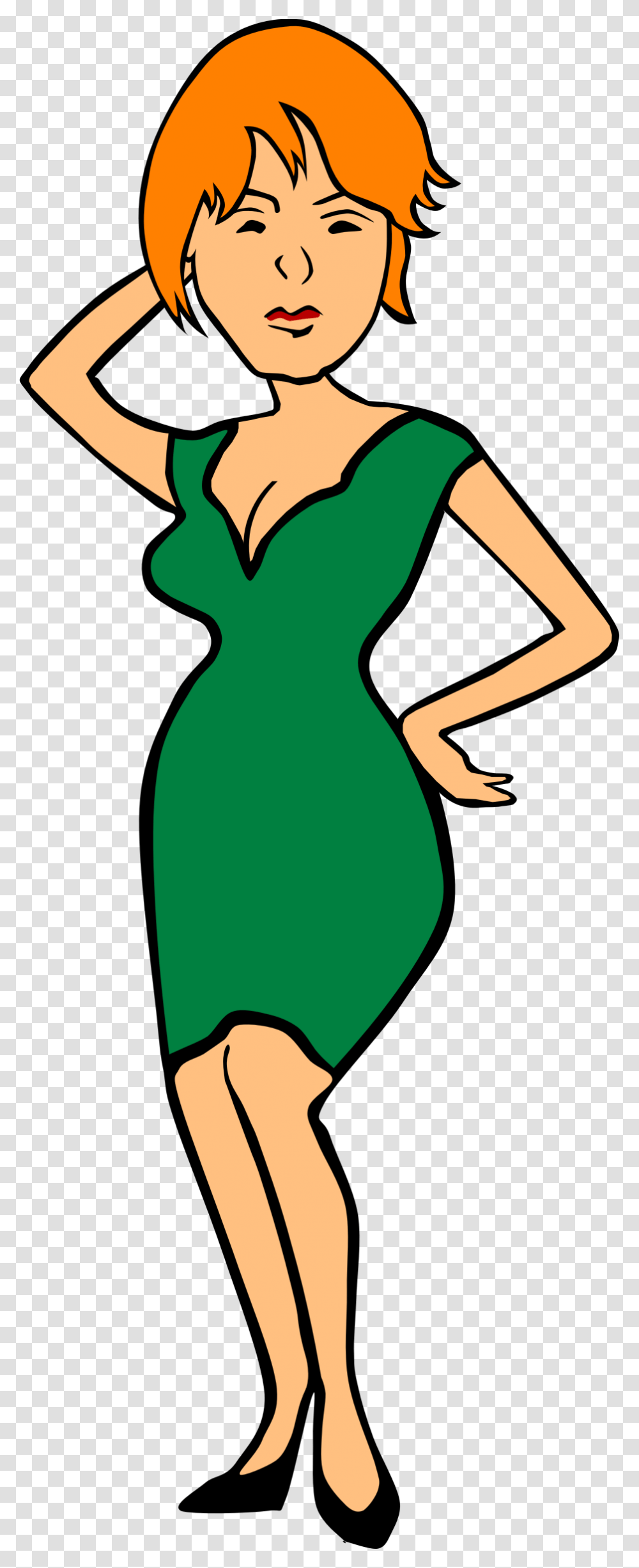Free Clipart Woman, Dress, Person, Female Transparent Png