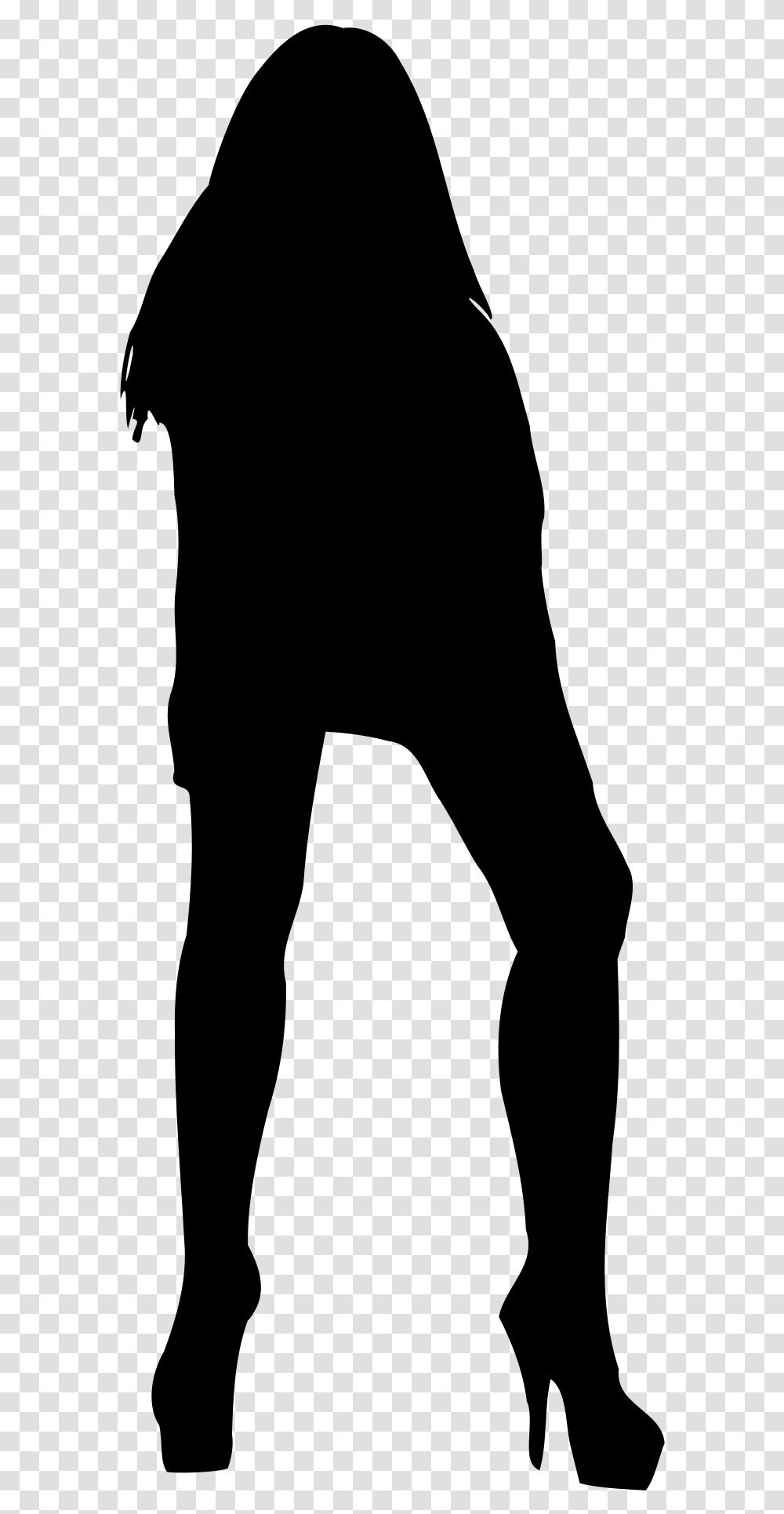 Free Clipart Woman Silhouette Silhouette, Gray, World Of Warcraft Transparent Png