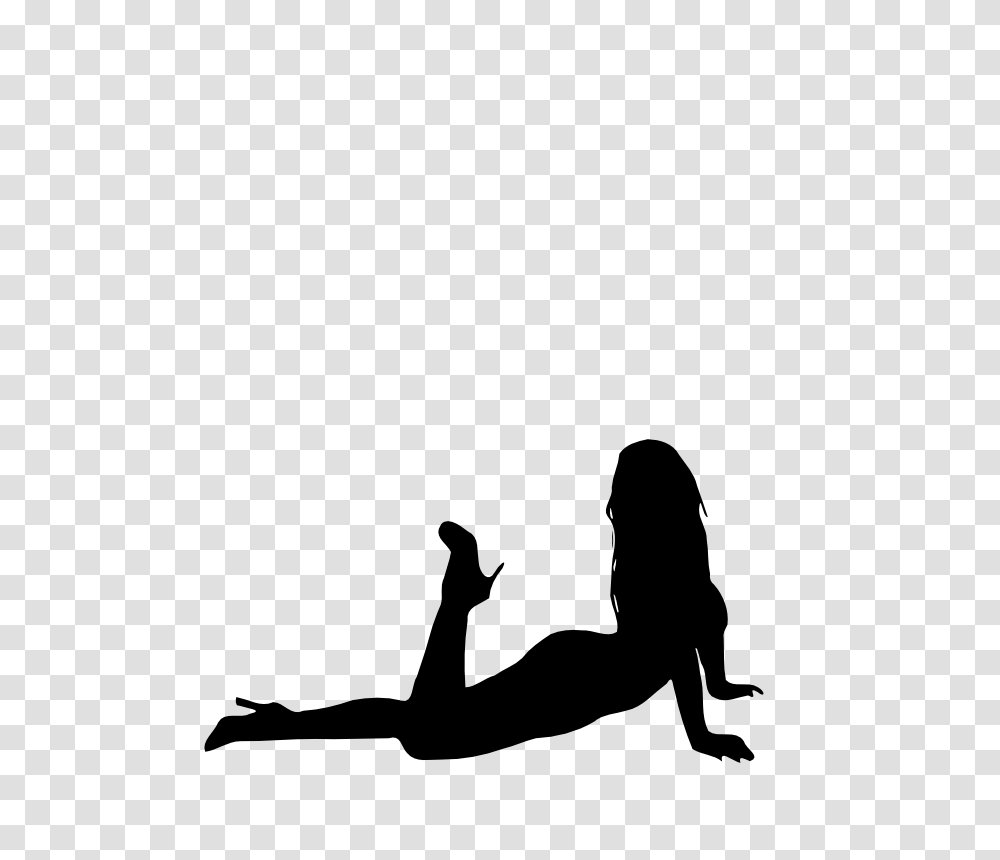 Free Clipart Women Outline, Person, Human, Silhouette, Working Out Transparent Png