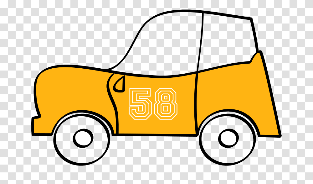 Free Clipart Yellow Fun Car, Vehicle, Transportation, Van Transparent Png