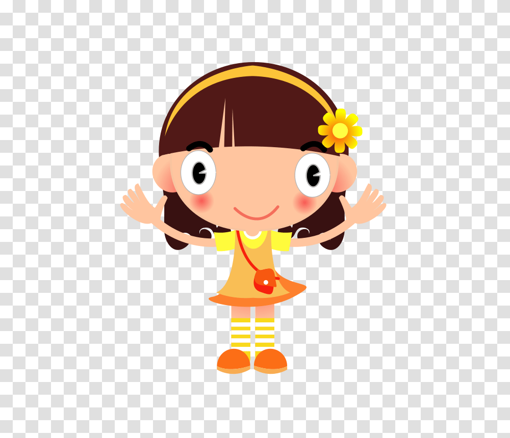 Free Clipart Yellow Girl, Toy, Outdoors, Food, Rattle Transparent Png