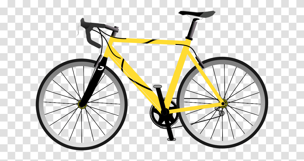 Free Clipart Yellow Speed Bike Bianchessi, Bicycle, Vehicle, Transportation, Wheel Transparent Png