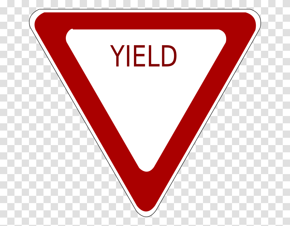 Free Clipart Yield Road Sign Schoolfreeware, Triangle Transparent Png