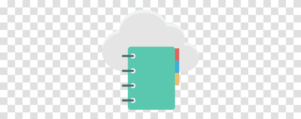 Free Cloud Dairy Diary Jotter Color Vector Icon Vertical, Text Transparent Png