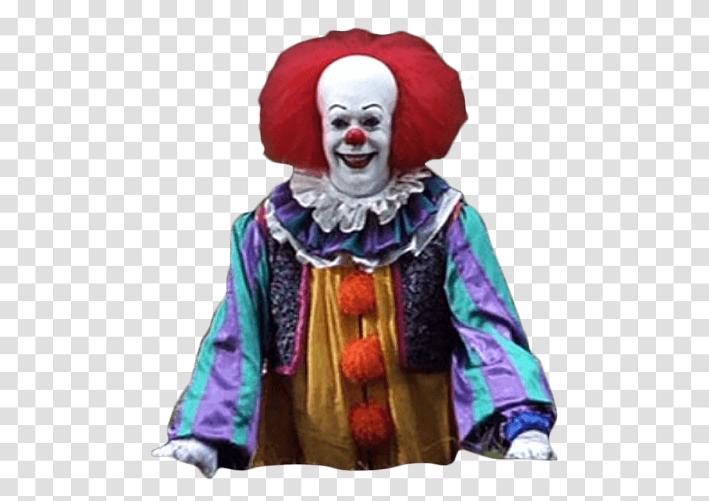Free Clown Wig Download Clip Art Tim Curry Pennywise, Performer, Person, Human, Scarf Transparent Png