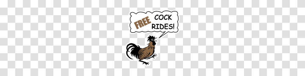 Free Cock Rides, Animal, Mammal, Wildlife, Label Transparent Png