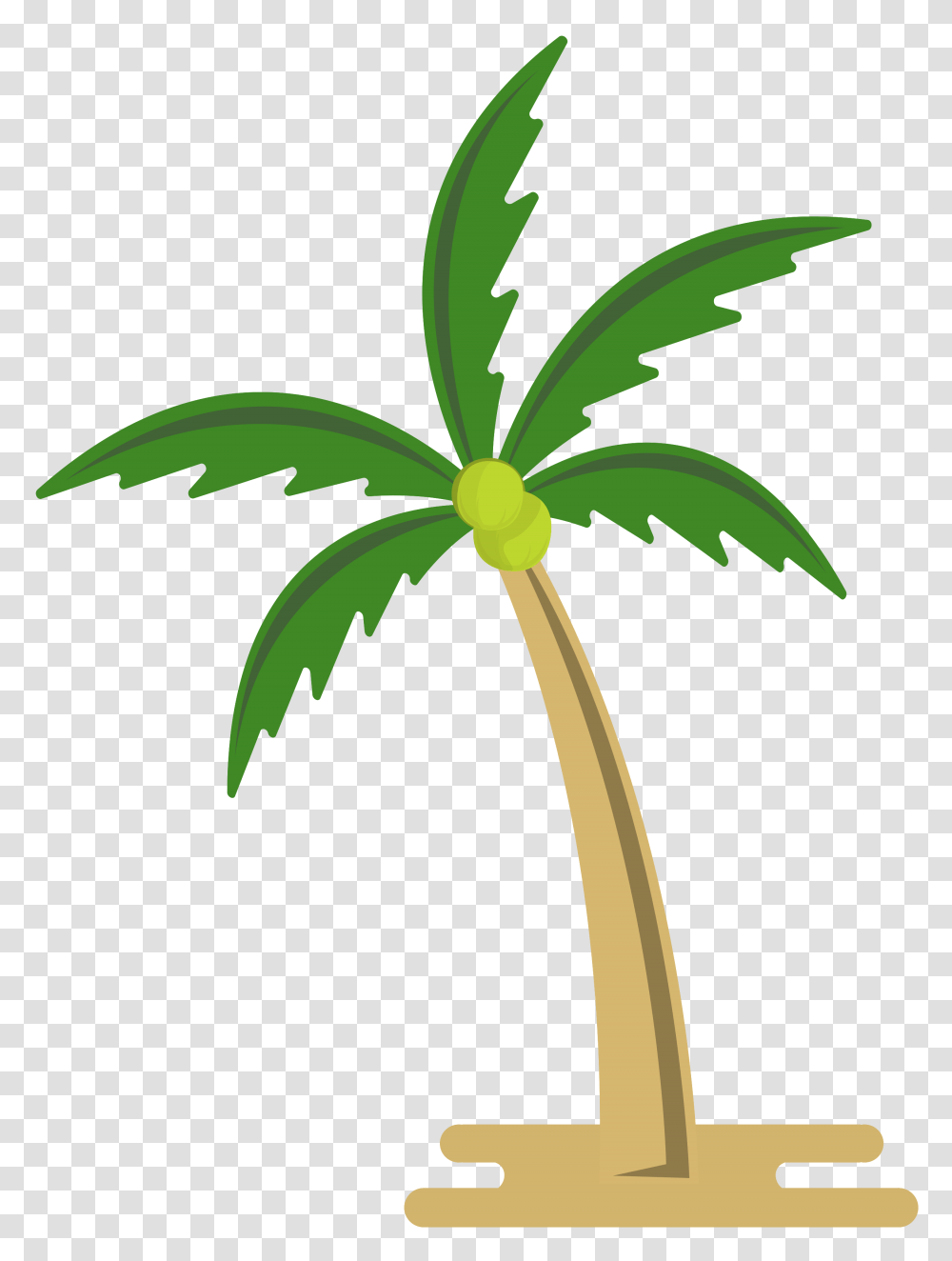 Free Coconut Tree With Clip Art, Plant, Leaf, Hemp, Palm Tree Transparent Png