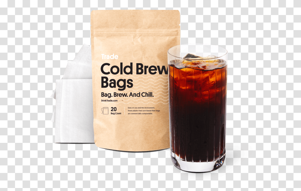 Free Cold Brew Bags Cuba Libre, Beverage, Drink, Soda, Beer Transparent Png
