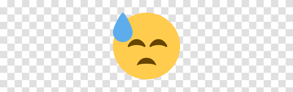 Free Cold Face Sweat Sad Emoji Icon Download, Tennis Ball, Sport, Sports, Pac Man Transparent Png
