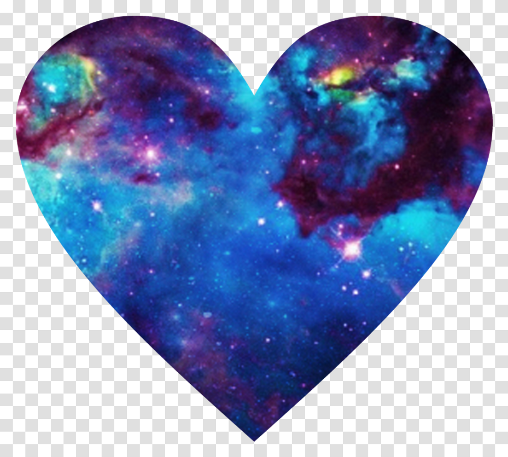 Free Collage Tumblr Hearts Galaxy Arc En Ciel Full Size Cute Galaxy, Nature, Outer Space, Astronomy, Universe Transparent Png