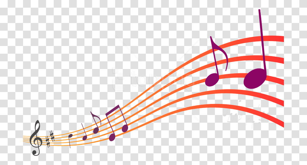 Free Colorful Music Image With Colorful Music Notes, Spoke, Machine, Plot Transparent Png