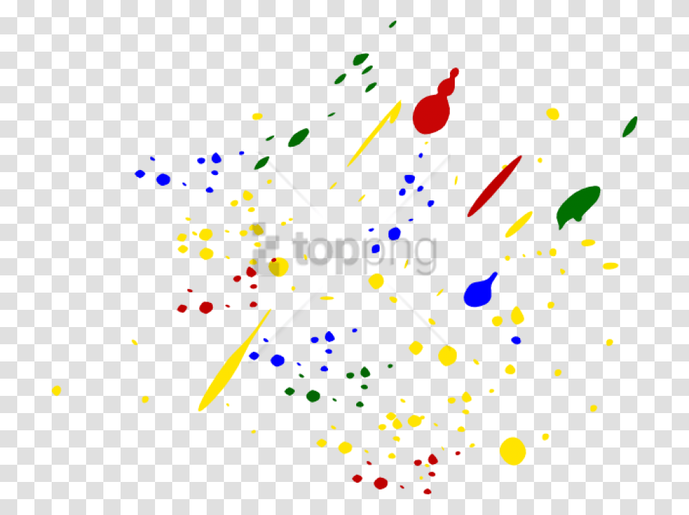 Free Colorful Paint Splatters Image With Paint Splatter, Confetti, Paper Transparent Png