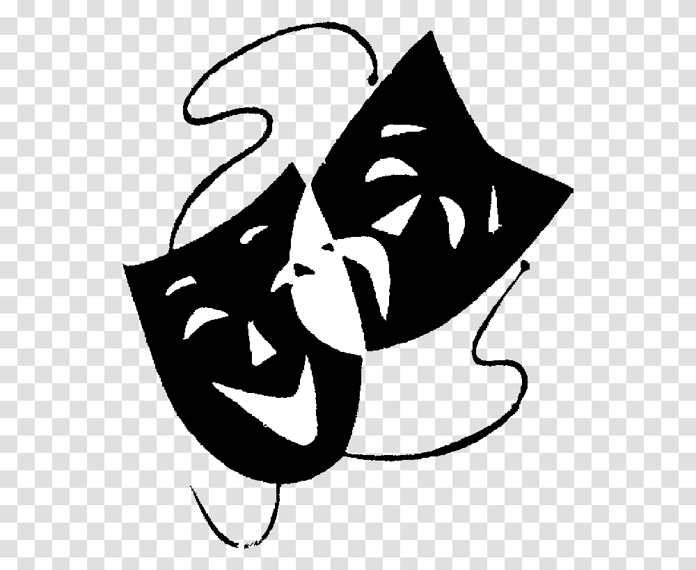 Free Comedy Tragedy Masks Clip Art Comedy And Tragedy Masks Gif, Stencil, Person, Human Transparent Png