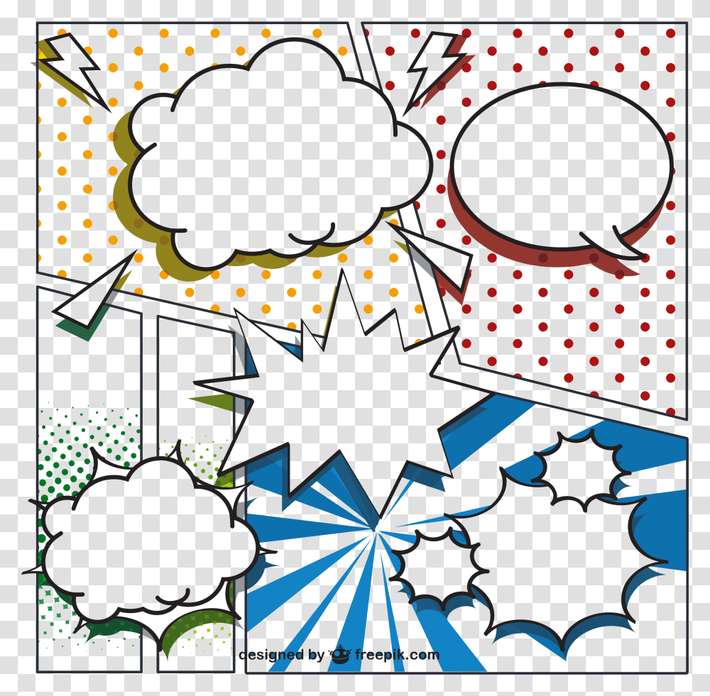 Free Comic Book Style Clipart Jpg Stock Comic Style Background, Poster, Advertisement, Modern Art Transparent Png