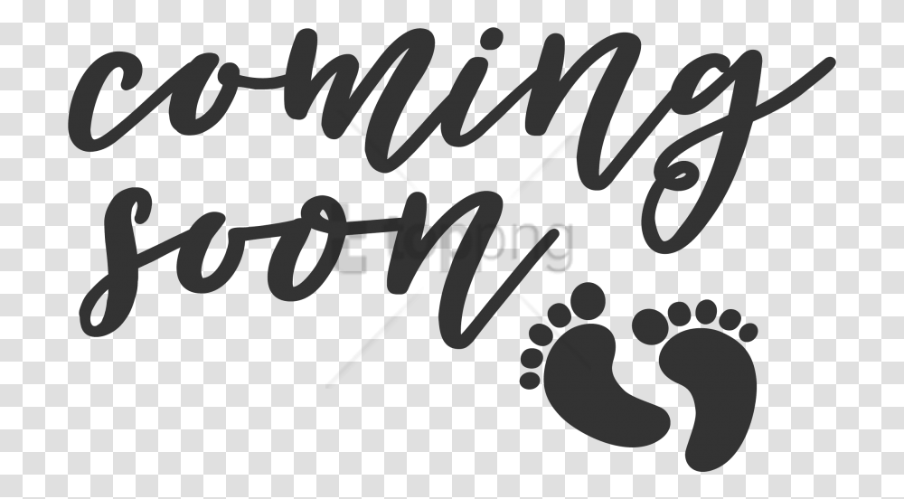Free Coming Soon Baby Announcement Image With Baby Announcement, Handwriting, Dynamite, Bomb Transparent Png