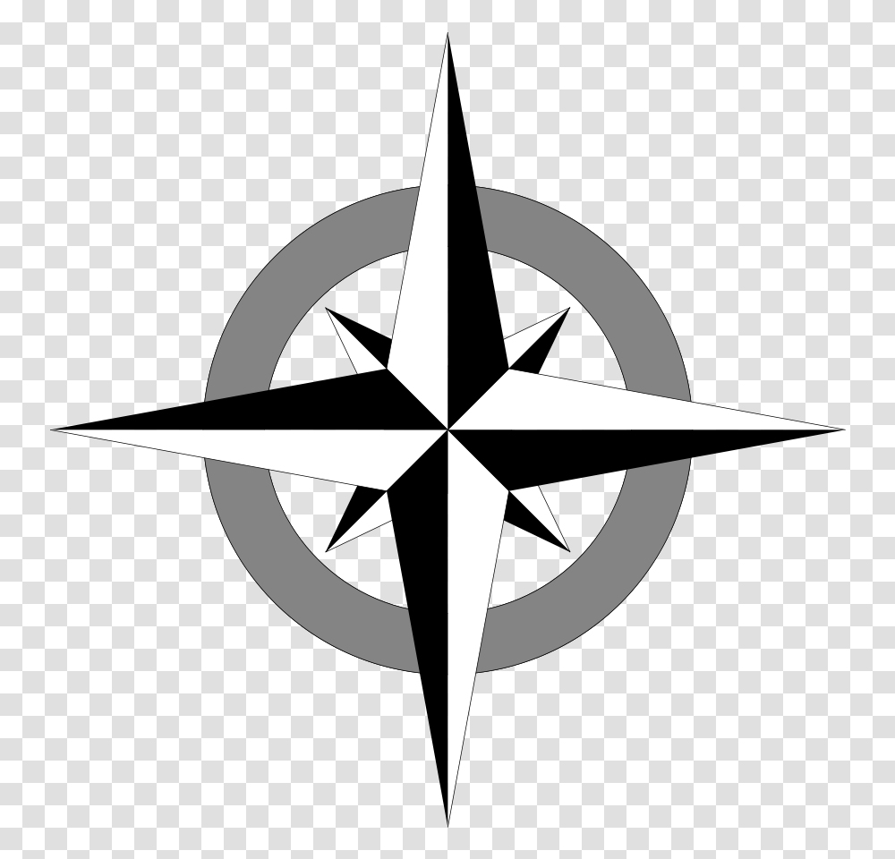 Free Compass Clip Art, Star Symbol Transparent Png