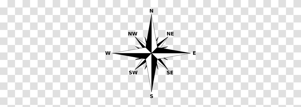 Free Compass Rose Vector, Cross, Star Symbol, Airplane Transparent Png