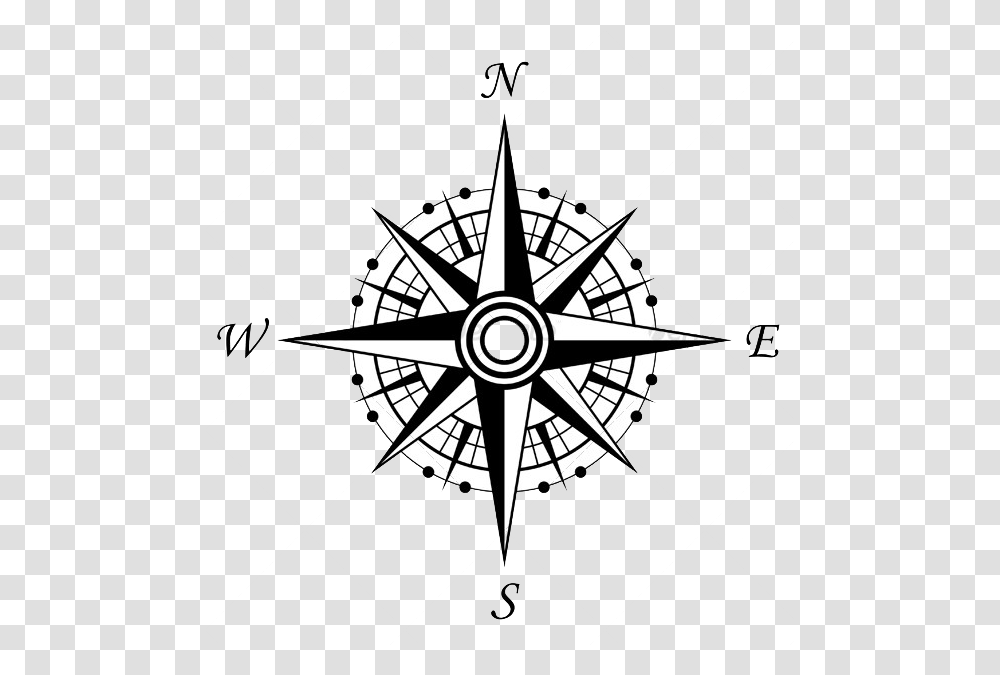 Free Compass Rose Vector, Utility Pole, Compass Math Transparent Png