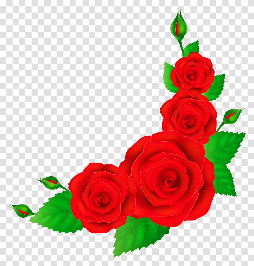 Free Corner Flower Download Clip Art Red Rose Corner Transparent Png