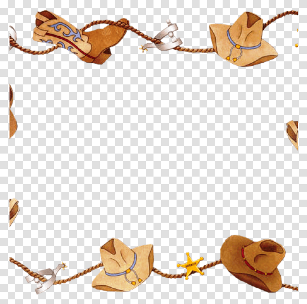 Free Cowboy Clipart Santa Clipart Western Border Clip Art, Apparel, Hat, Cowboy Hat Transparent Png