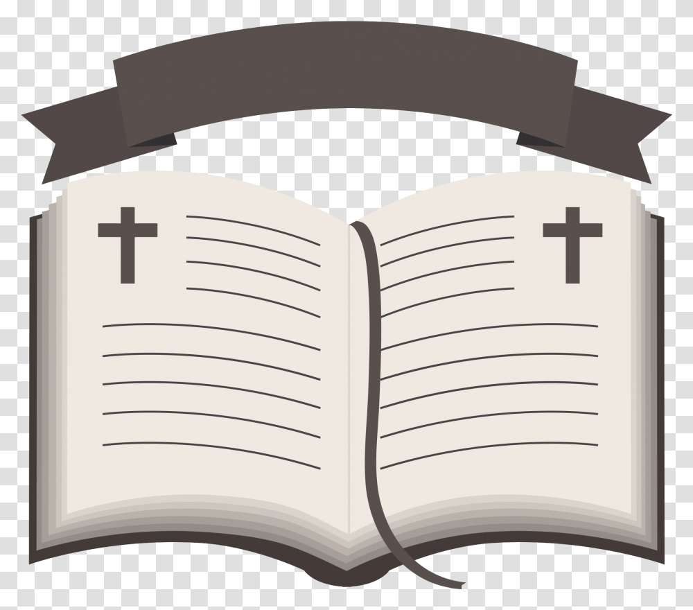 Free Cross In Holy Bible 1194277 With Background Design, Book, Page, Text, Symbol Transparent Png