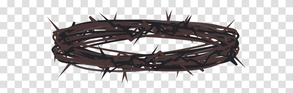 Free Crown Of Thorns Jesus Vectors Crown Thorns, Airplane, Weapon, Outdoors, Tool Transparent Png