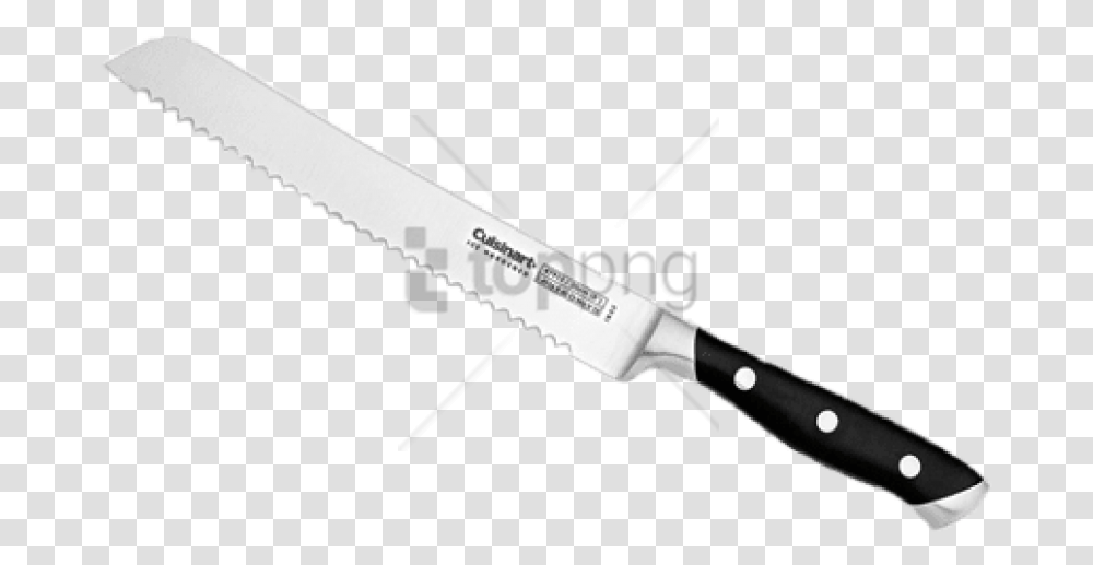 Free Cuisinart Bread Knife Image With Utility Knife, Weapon, Weaponry, Blade, Sword Transparent Png
